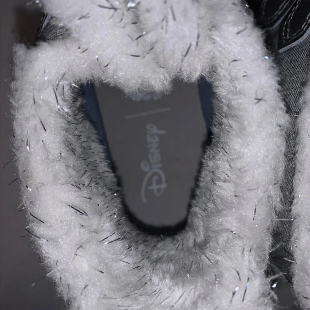 SOREL X DISNEY Frozen Out ‘N About Silver Waterproof Faux Shearling Boots